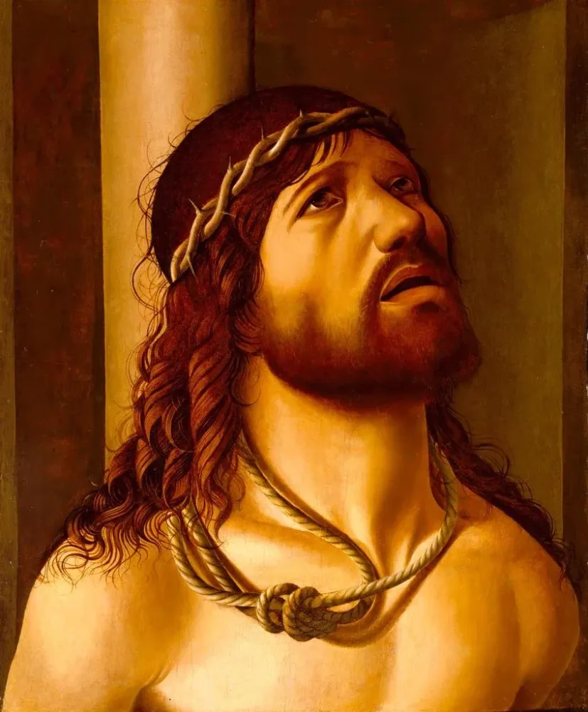 Maalaus Le Christ à la colonne - Antonio de Saliba | Taidetuloste