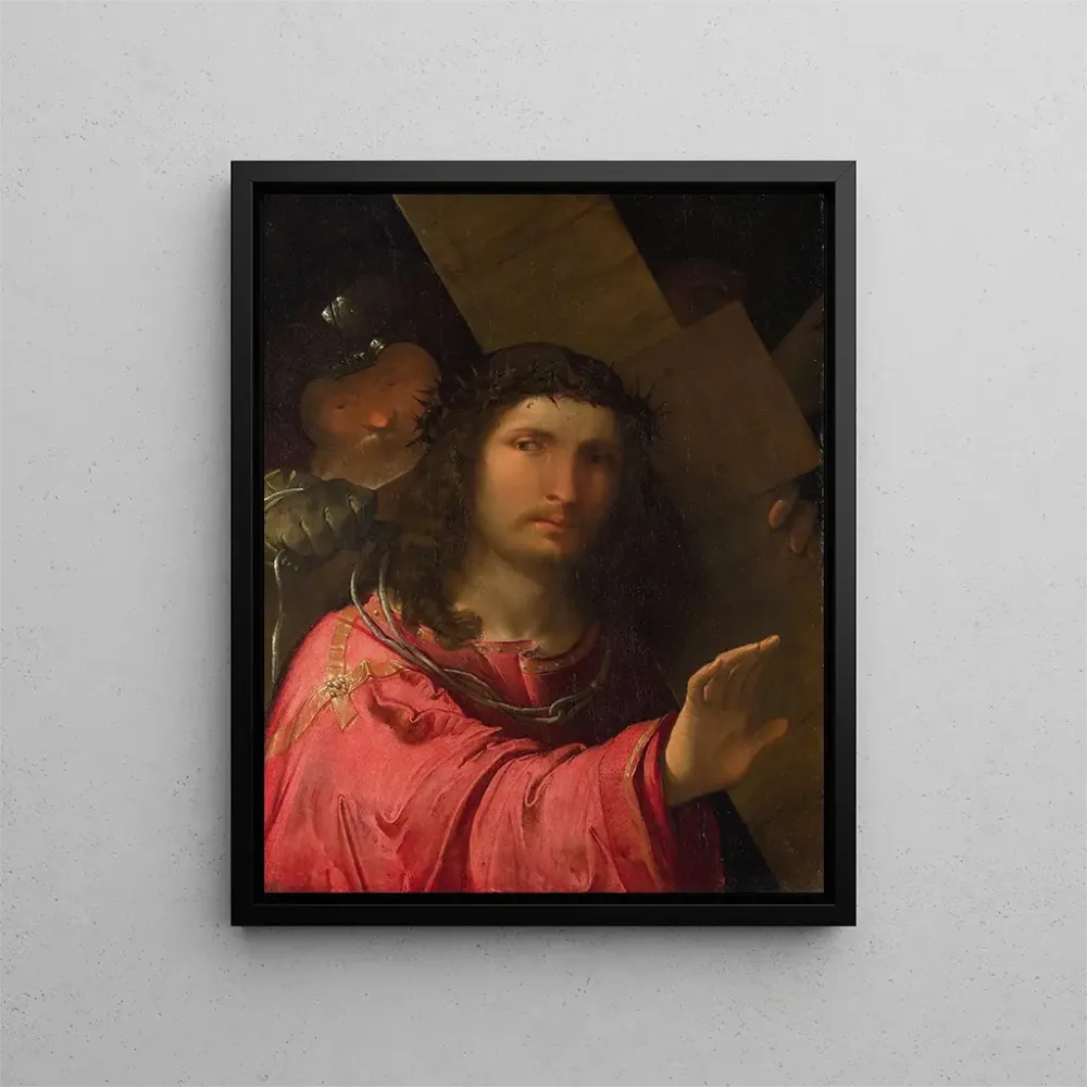 Maalaus Le Christ portant la croix - Altobello Melone | Taidetuloste