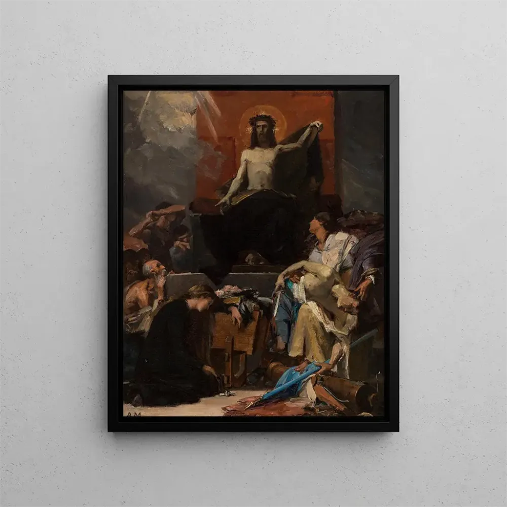 Maalaus Le Christ Rédempteur : Le Christ appelle les affligés - Albert Pierre - René Maignan | Taidetuloste