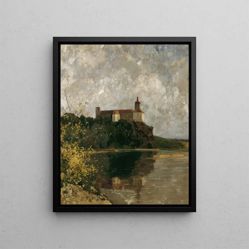 Maalaus Château de Persenbeug - Adolf Ditscheiner | Taidetuloste