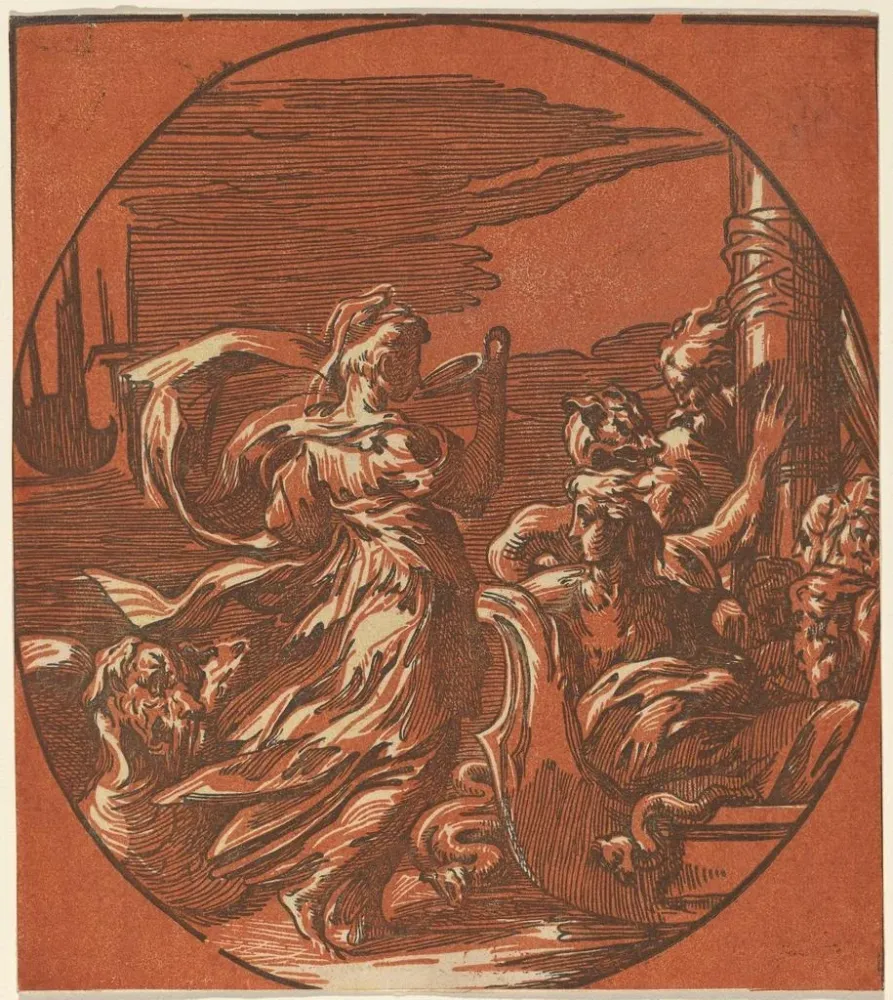Maalaus Circé - Après Parmigianino | Taidetuloste