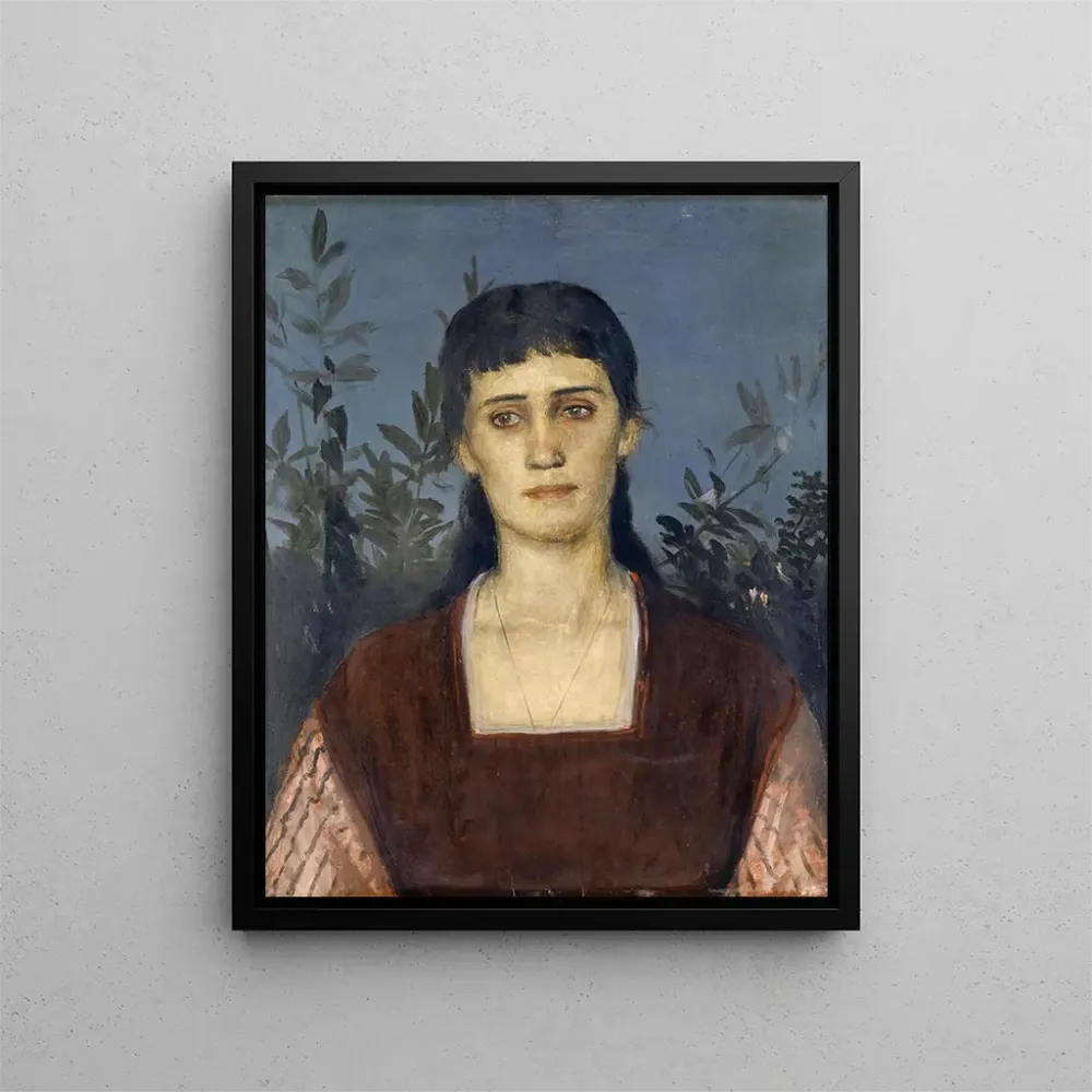 Maalaus Clara Bruckmann-Böcklinin, taiteilijan vanhimmasta tyttärestä - Arnold Böcklin | Taidetuloste
