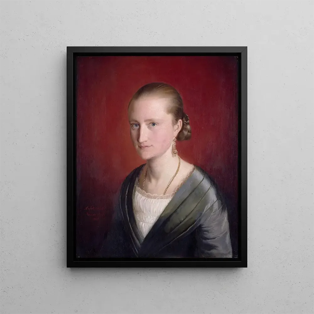 Maalaus Claudine Jaeger - Adolph Tidemand | Taidetuloste