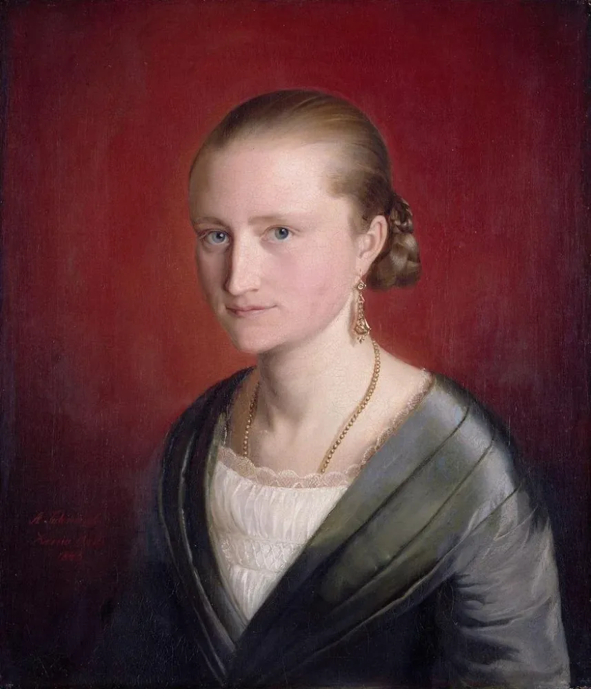 Maalaus Claudine Jaeger - Adolph Tidemand | Taidetuloste