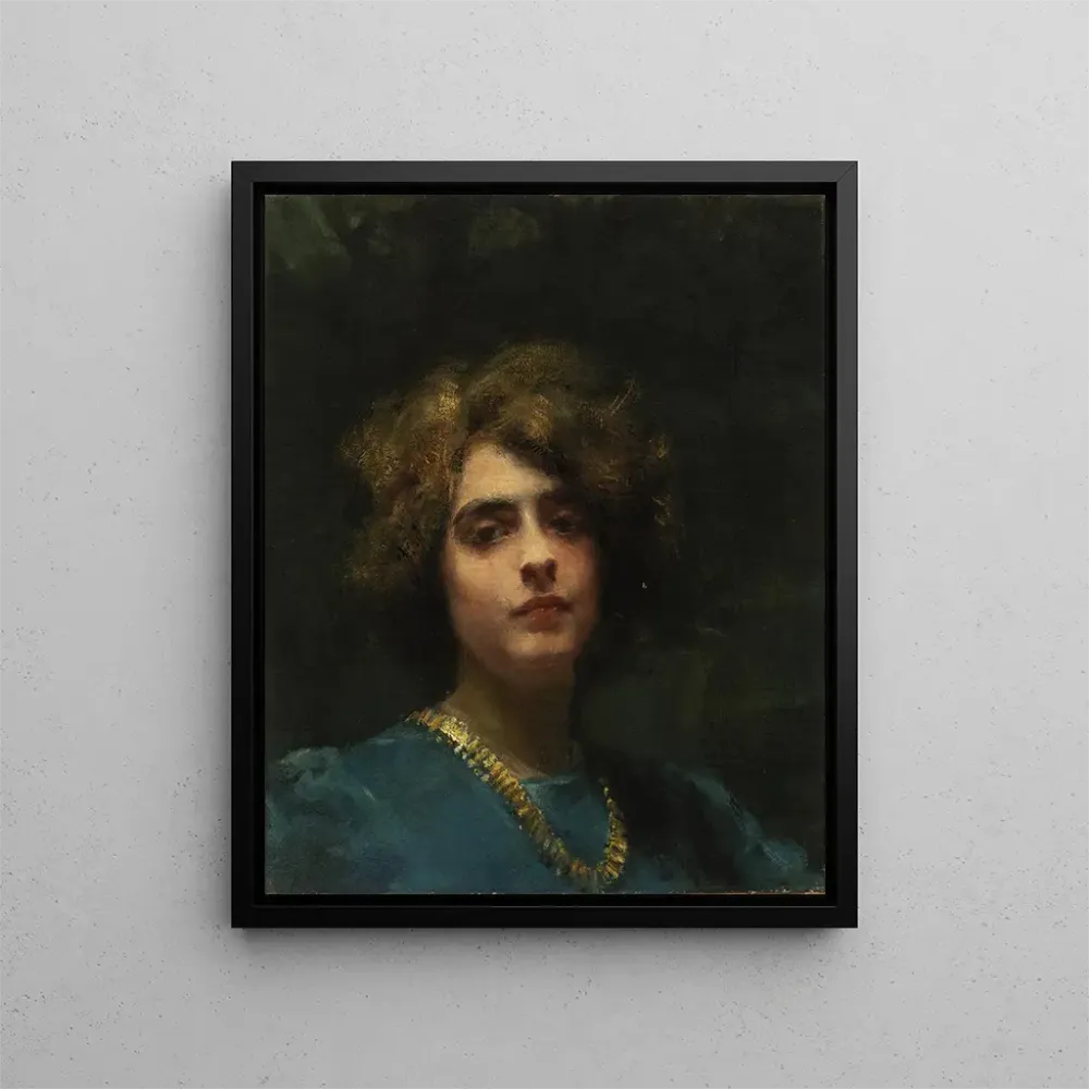 Maalaus Le collier - Alice Pike Barney | Taidetuloste