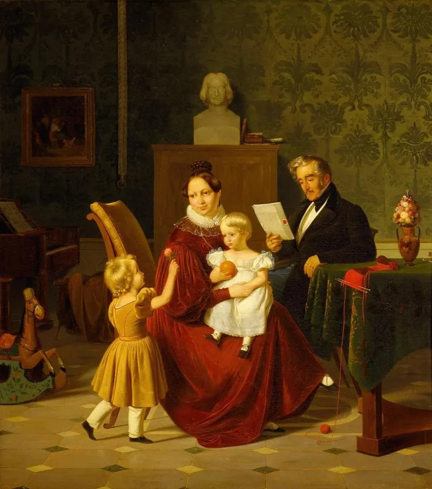 Maalaus Colonel et Mme Paulsen - Albert Kühler | Taidetuloste