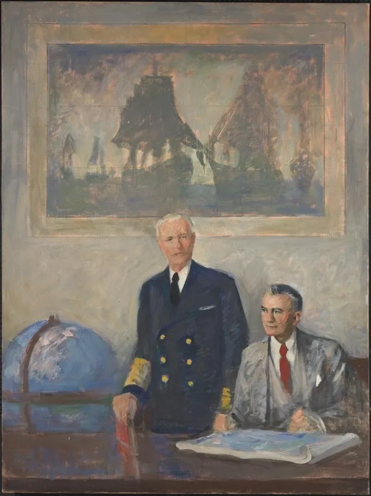 Maalaus Le Commandement Suprême, panneau droit - Augustus Vincent Tack | Taidetuloste