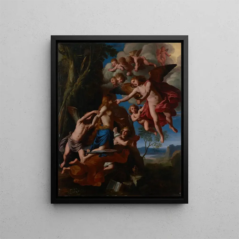 Maalaus La Communion de la Madeleine - Alessandro Turchi | Taidetuloste