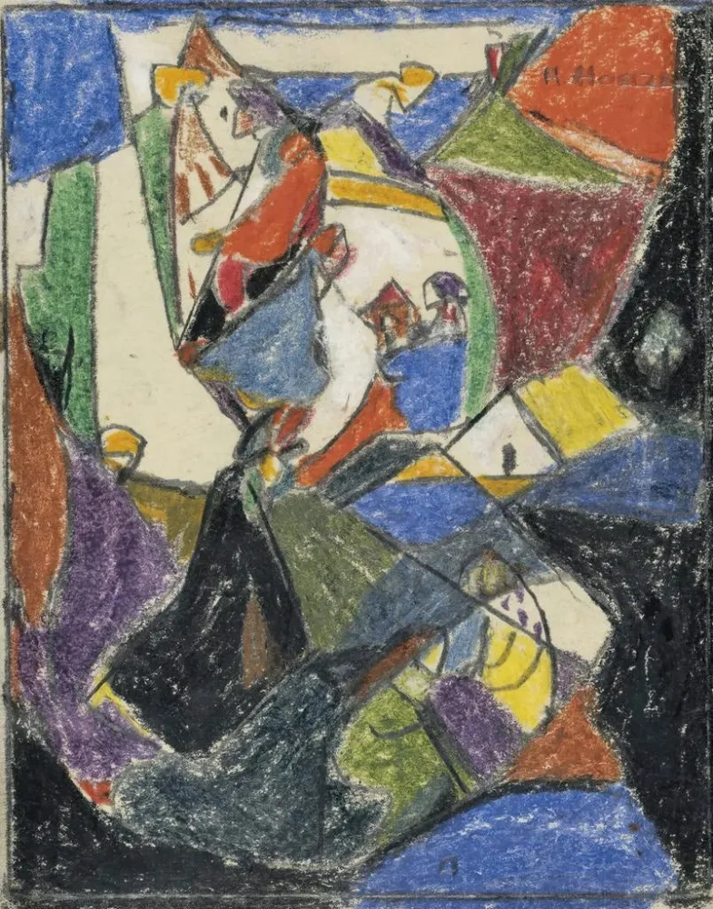 Maalaus Composition - Adolf Hölzel | Taidetuloste