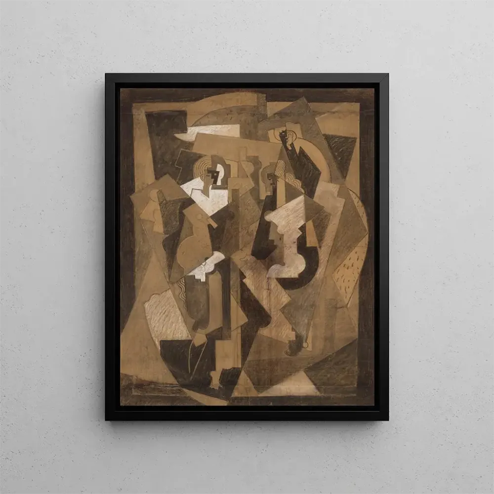 Maalaus Composition aux trois personnages - Albert Gleizes | Taidetuloste