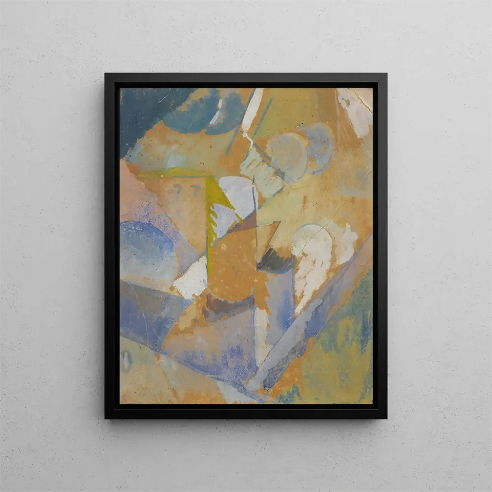 Maalaus Composition cubiste bleue - Albert Gleizes | Taidetuloste