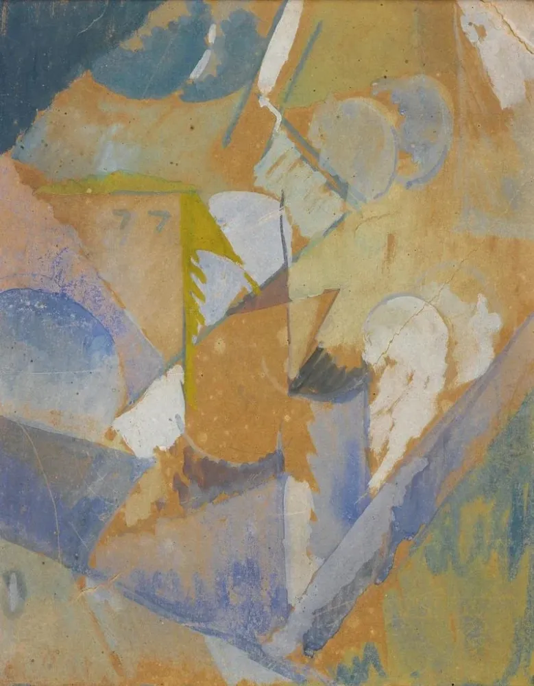 Maalaus Composition cubiste bleue - Albert Gleizes | Taidetuloste