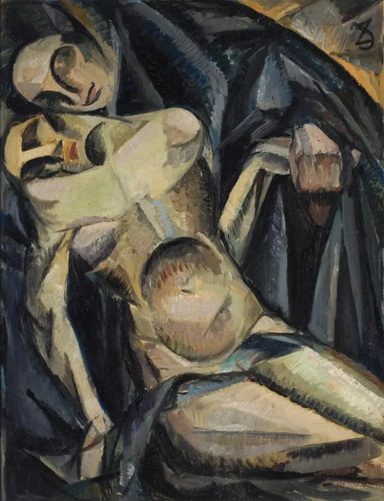 Maalaus Composition : Pietà - Jan Yznowski | Taidetuloste