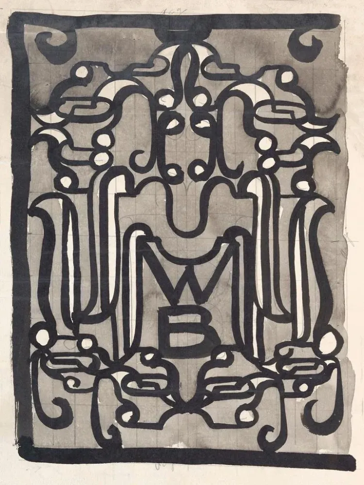 Maalaus Conception d'un vignet pour la Wereldbibliotheek - Carel Adolph Lion Cachet | Taidetuloste