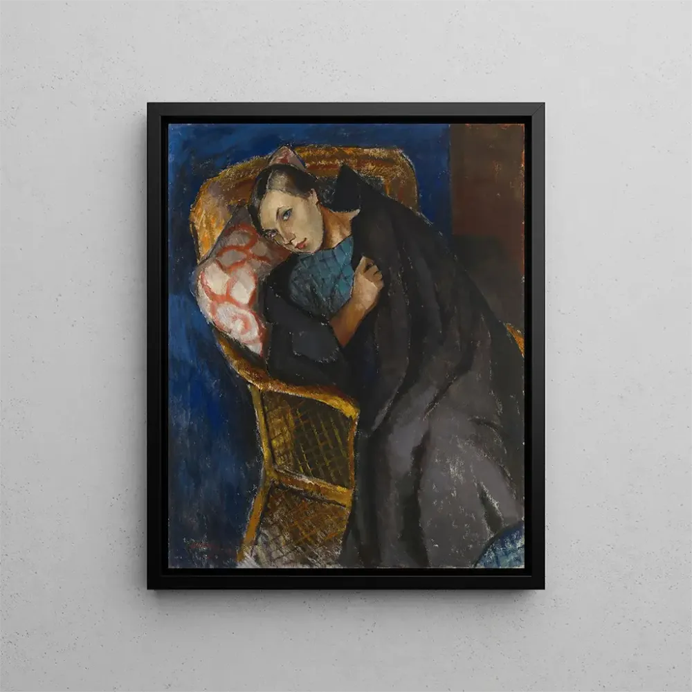 Maalaus Le convalescent - Alvar Cawén | Taidetuloste