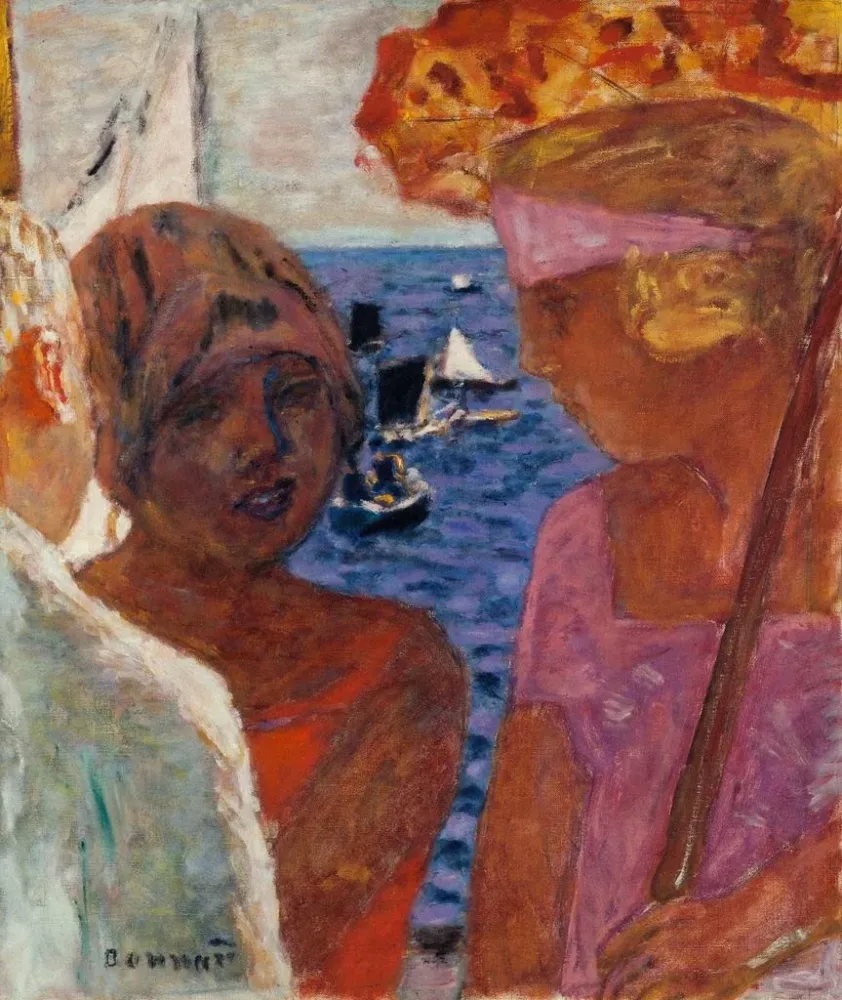 Maalaus Conversation à Arcachon - Pierre Bonnard | Taidetuloste
