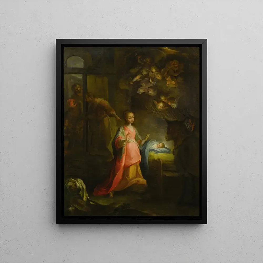 Maalaus La crèche - Après Federico Barocci | Taidetuloste