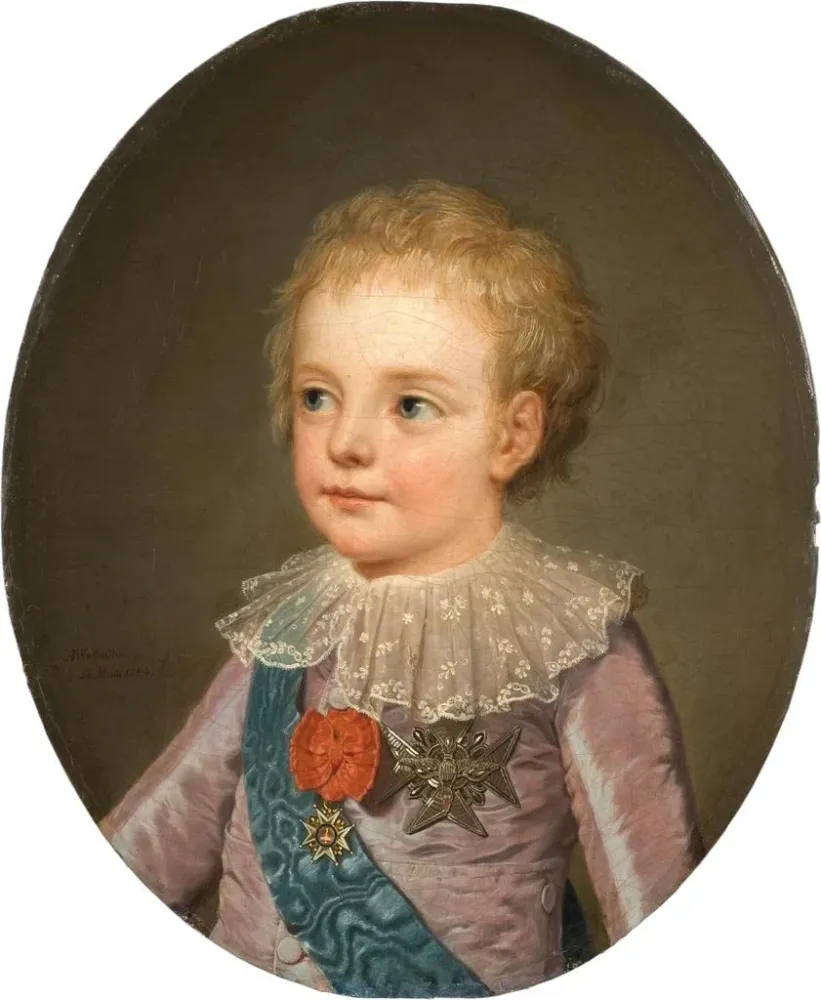 Maalaus Crownprince Le Dauphin Louis-Joseph-Xavier-François France 1781-1789 - Adolf Ulrik Wertmüller