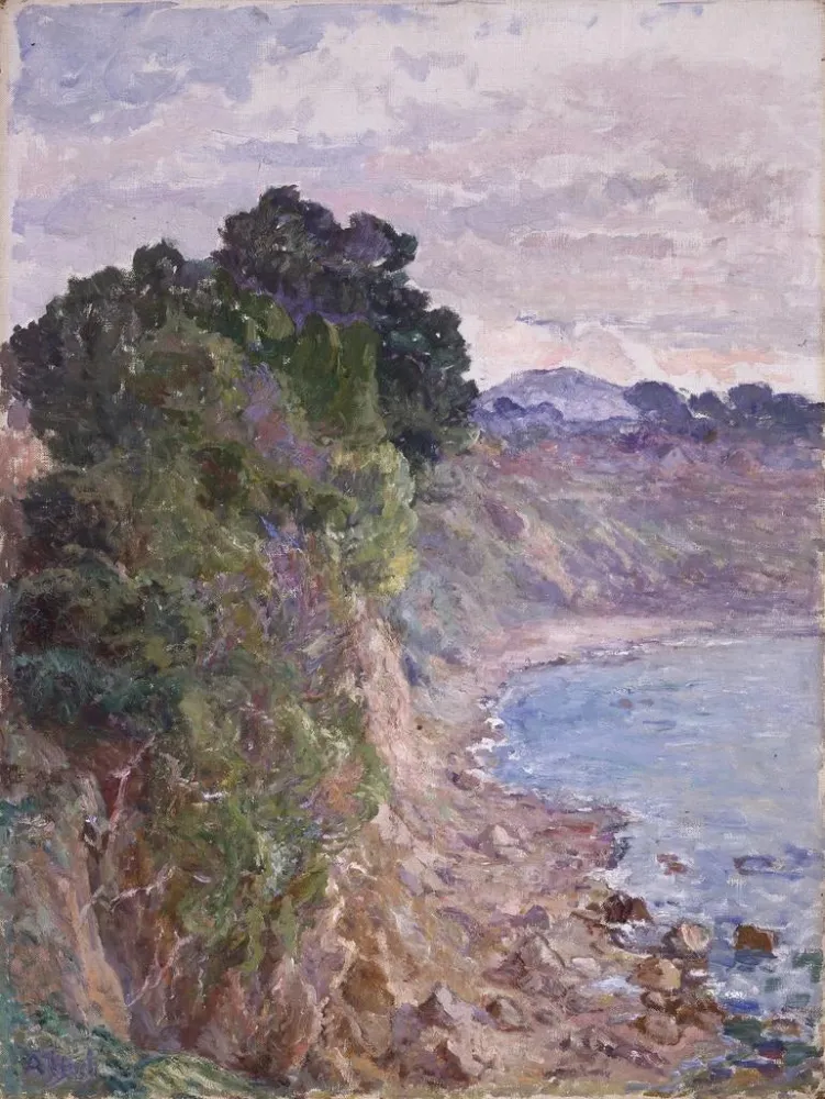 Maalaus La côte des falaises de Sanary - Anna Boch | Taidetuloste