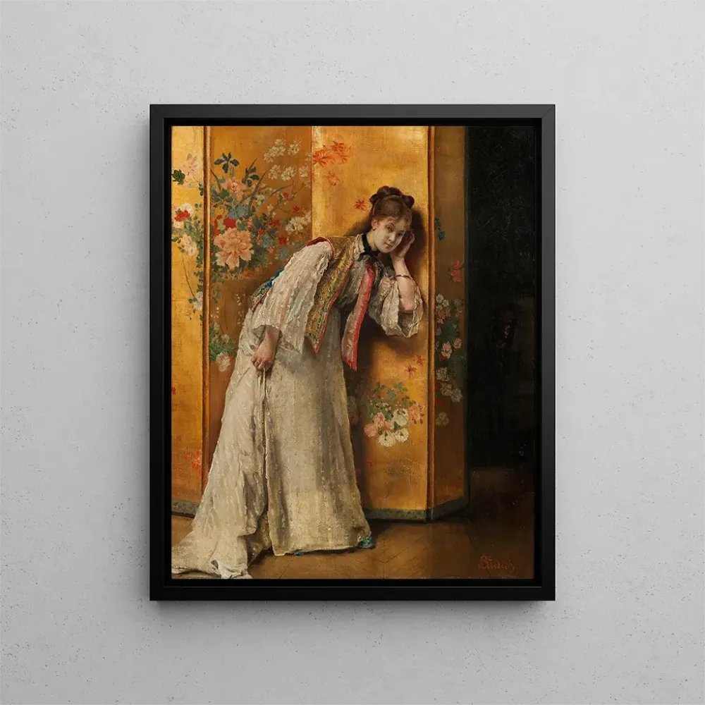 Maalaus Curieux - Alfred Stevens | Taidetuloste