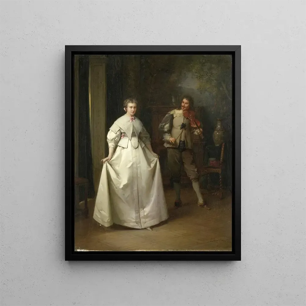 Maalaus La Danse - Aimé Gabriel Adolphe Bourgoin | Taidetuloste