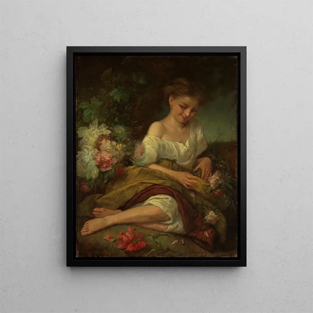 Maalaus Demoiselle d'honneur - Anselm Feuerbach | Taidetuloste