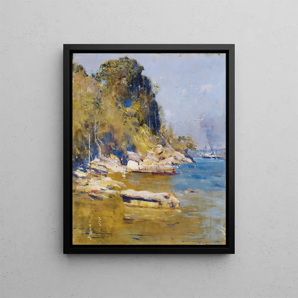 Maalaus Depuis mon camp Sirius Cove - Arthur Streeton | Taidetuloste