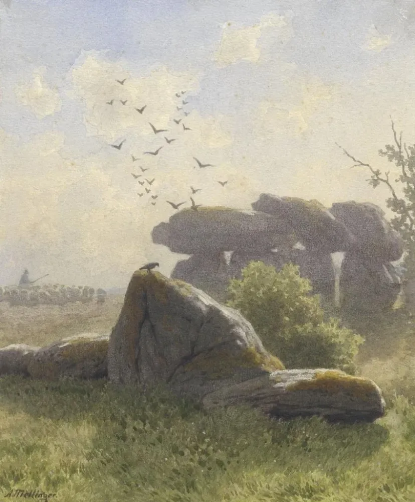 Maalaus Dolmen - Alexander Mollinger | Taidetuloste
