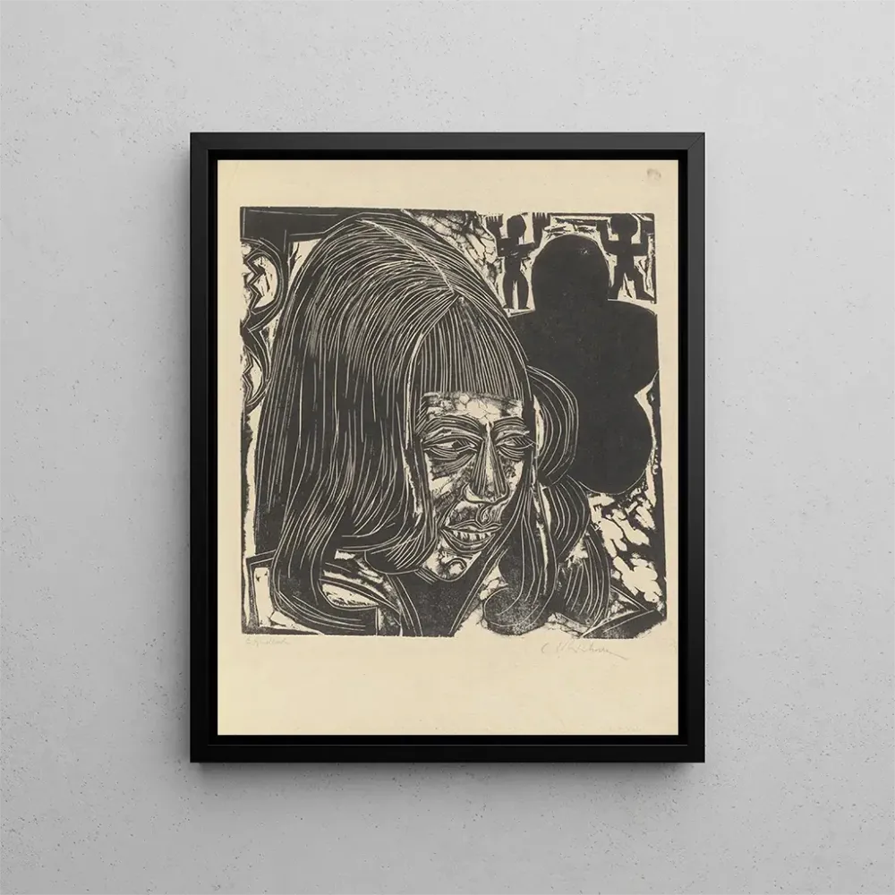 Maalaus Dorothea Sternheimin muotokuva - Ernst Ludwig Kirchner | Taidetuloste
