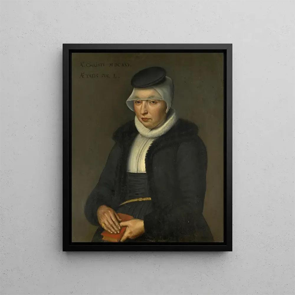 Maalaus Dorothea Wasserhuhn, Peter Ryffin puolison - Bartholomäus Sarburgh | Taidetuloste