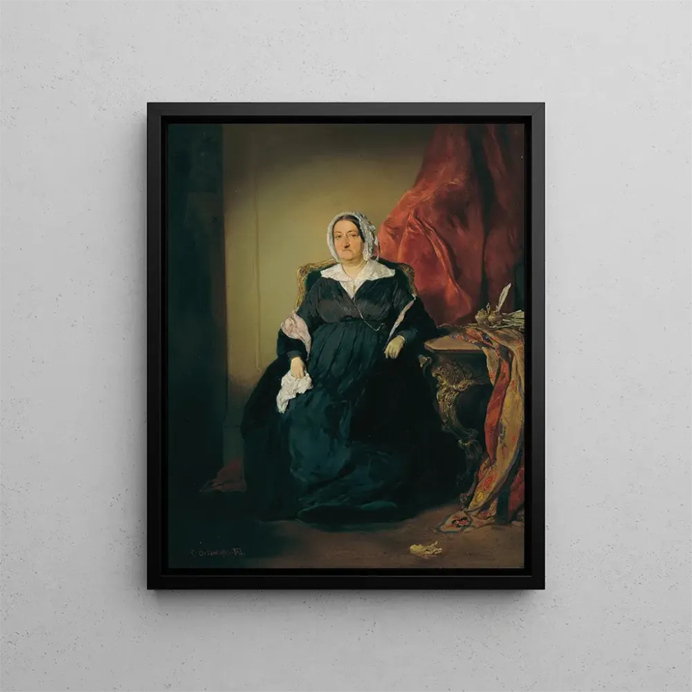 Maalaus Elisabeth Imrdy Edle von Omorovicze - August von Pettenkofen | Taidetuloste