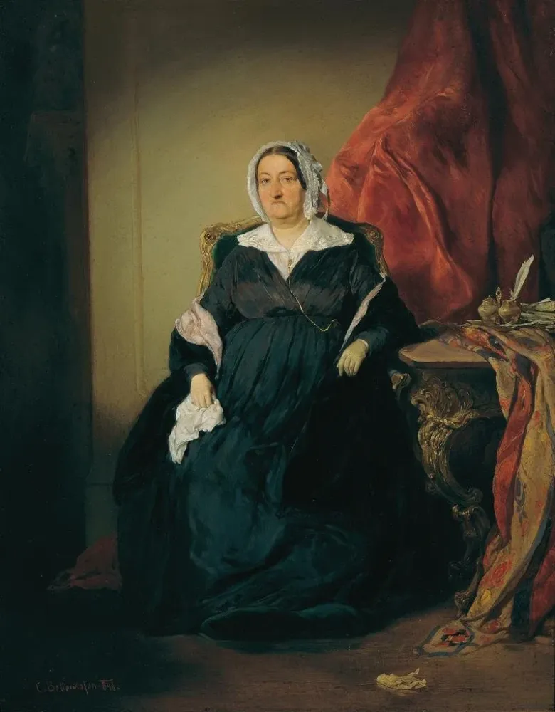 Maalaus Elisabeth Imrdy Edle von Omorovicze - August von Pettenkofen | Taidetuloste