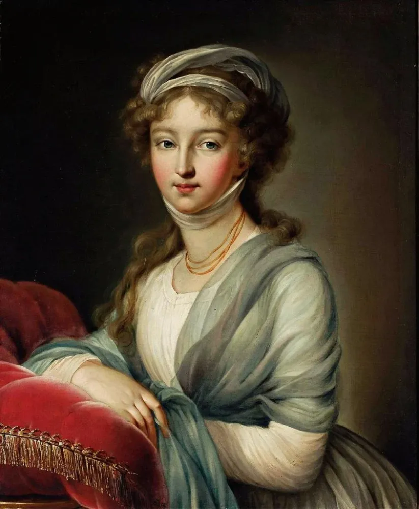 Maalaus Elzbieta Aleksiejewna, Cara Aleksanteri I:n puoliso - Élisabeth Louise Vigée le Brun | Taidetuloste