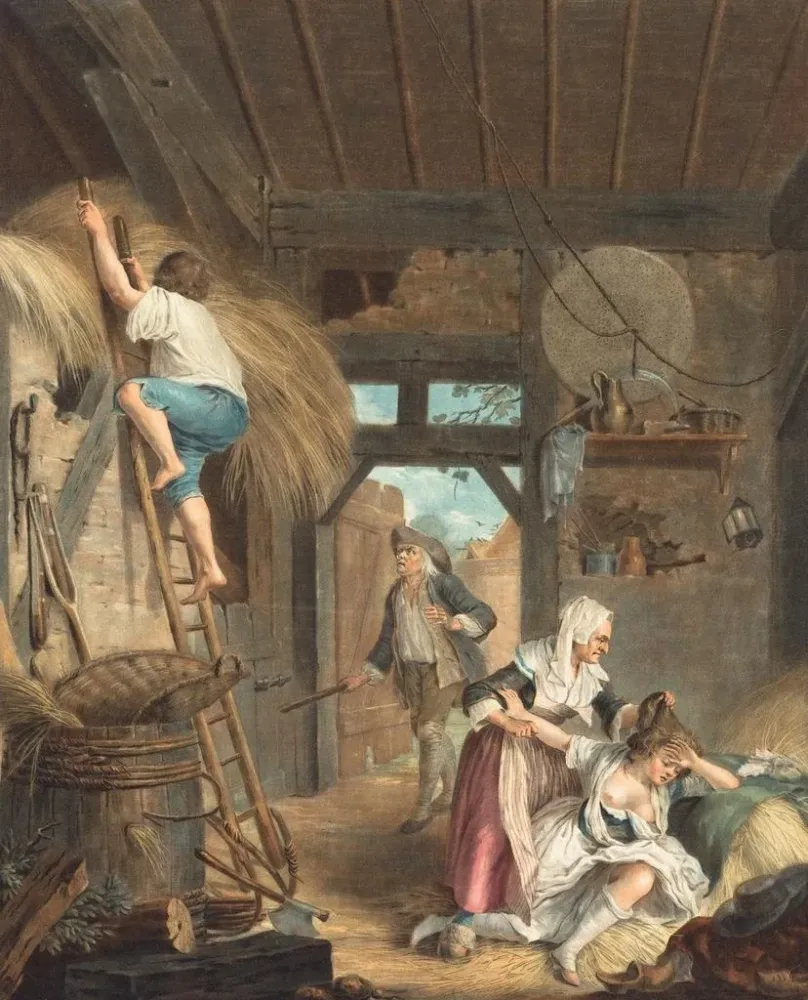 Maalaus Il Est Trop Tard - Antoine-François Sergent | Taidetuloste