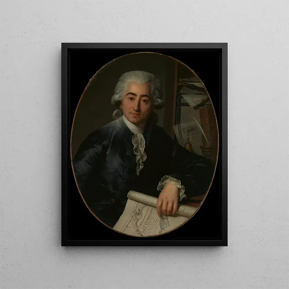 Maalaus Eugène Joseph Stanislas Foullon d'Écotier 1753-1821 - Antoine Vestier | Taidetuloste