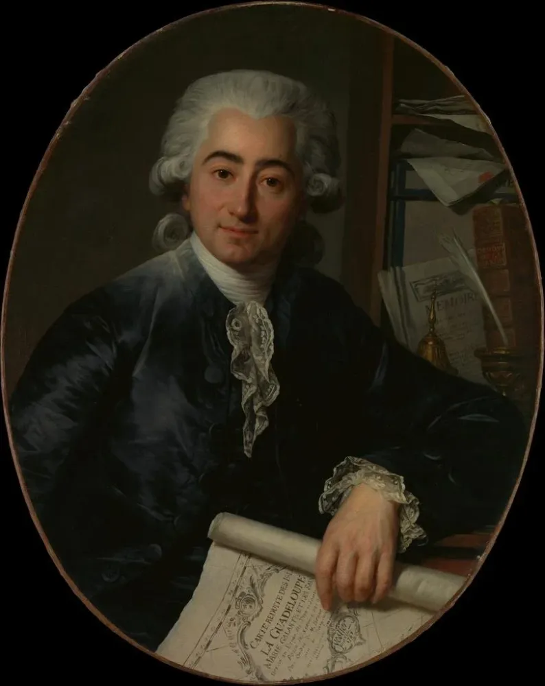 Maalaus Eugène Joseph Stanislas Foullon d'Écotier 1753-1821 - Antoine Vestier | Taidetuloste