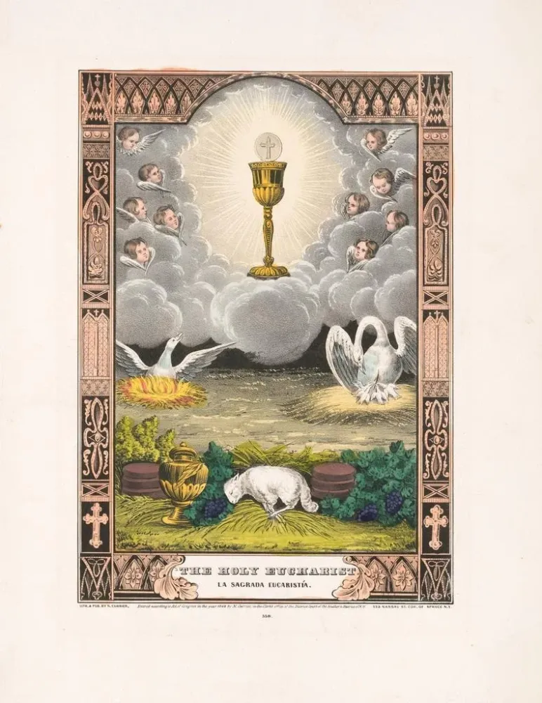 Maalaus Eukaristia - Currier Ives