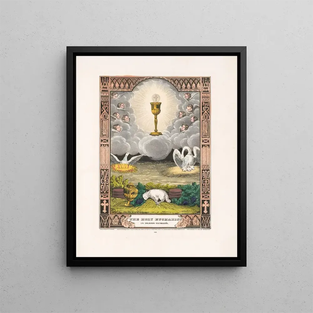 Maalaus Eukaristia - Currier Ives