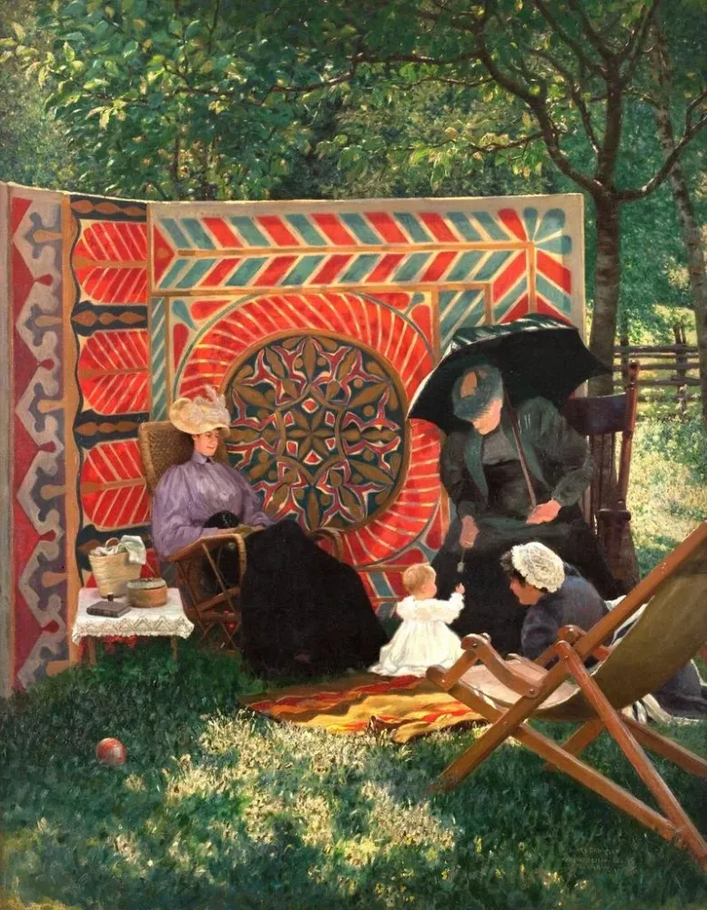 Maalaus La famille du peintre - Henry Brokman | Taidetuloste