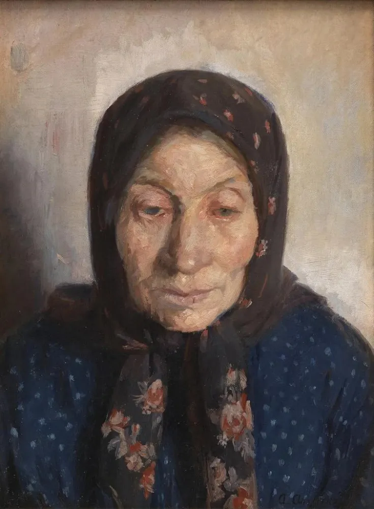 Maalaus La femme d'un vieux pêcheur - Anna Ancher | Taidetuloste