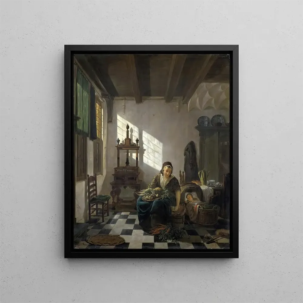 Maalaus La femme au foyer - Abraham van Strij | Taidetuloste