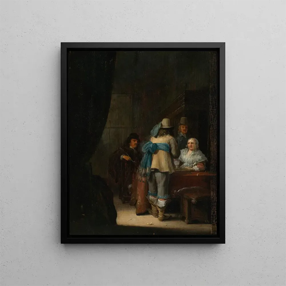 Maalaus Figures dans un intérieur - Anthonie Palamedesz | Taidetuloste