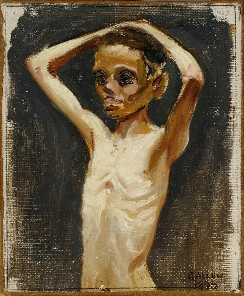 Maalaus Fille du Jaskala Croft - Akseli Gallen-Kallela | Taidetuloste