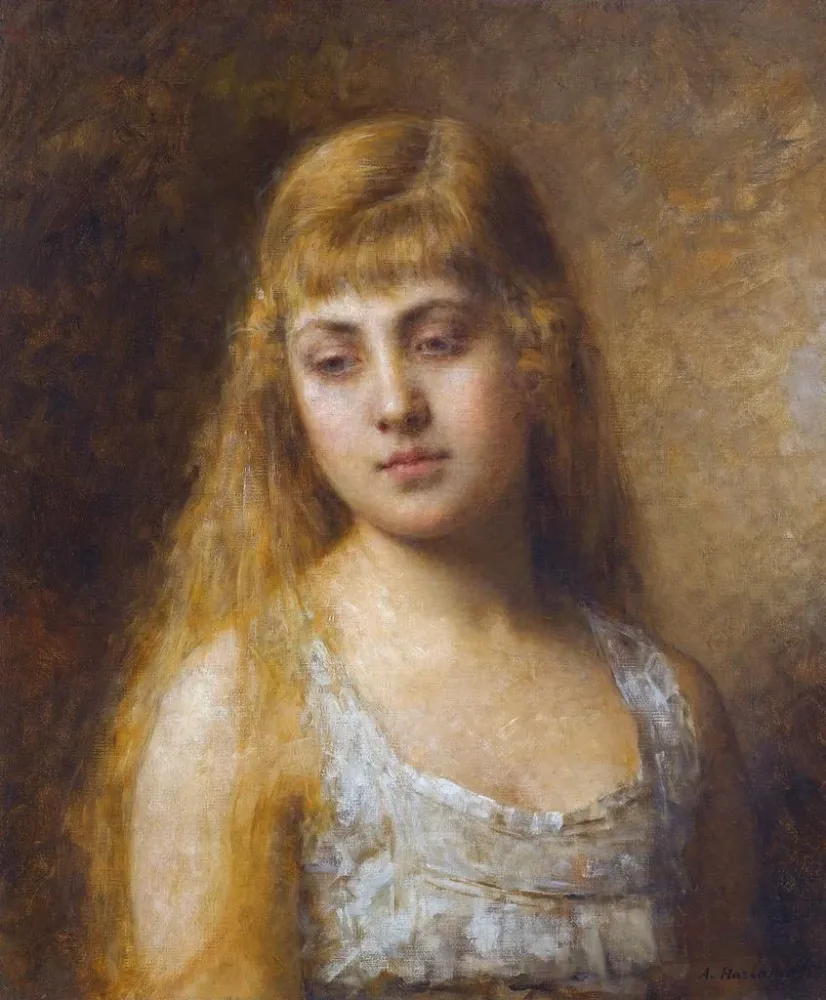 Maalaus Félia Litvinne - Alexei Harlamoff | Taidetuloste