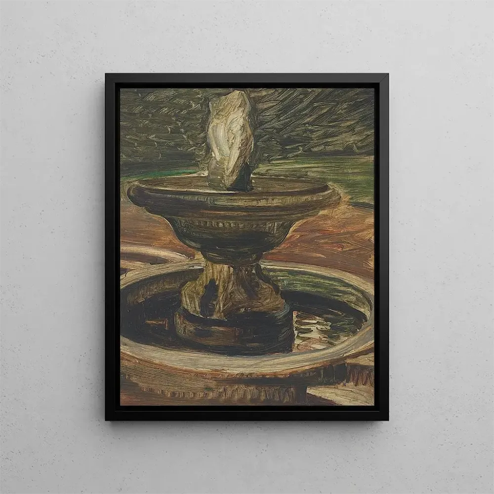 Maalaus Fontaine - Agnes Slott-Møller | Taidetuloste
