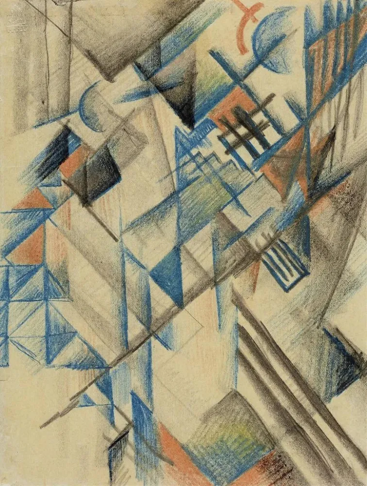 Maalaus Formulaire de résumé II - August Macke | Taidetuloste