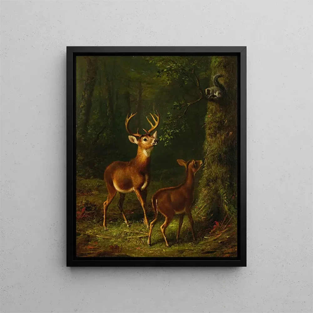 Maalaus La êt des Adirondacks - Arthur Fitzwilliam Tait | Taidetuloste
