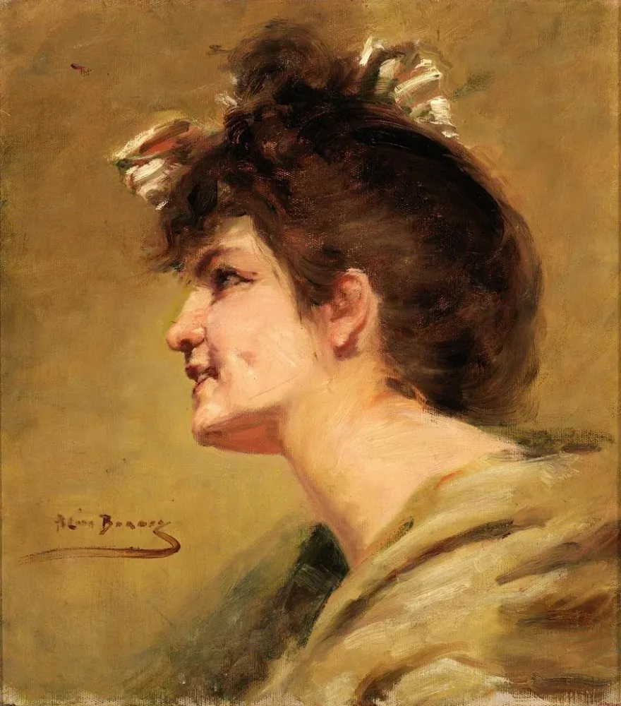 Maalaus La fossette - Alice Pike Barney | Taidetuloste