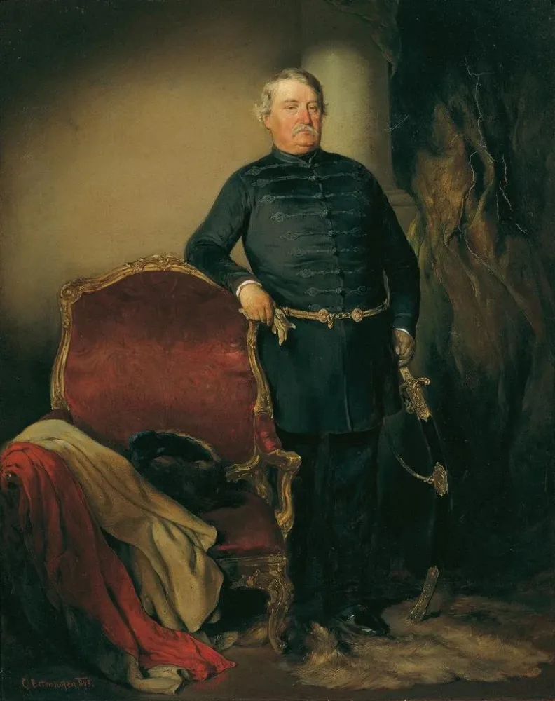 Maalaus Franz Imrdy Edler von Omorovicze - August von Pettenkofen | Taidetuloste