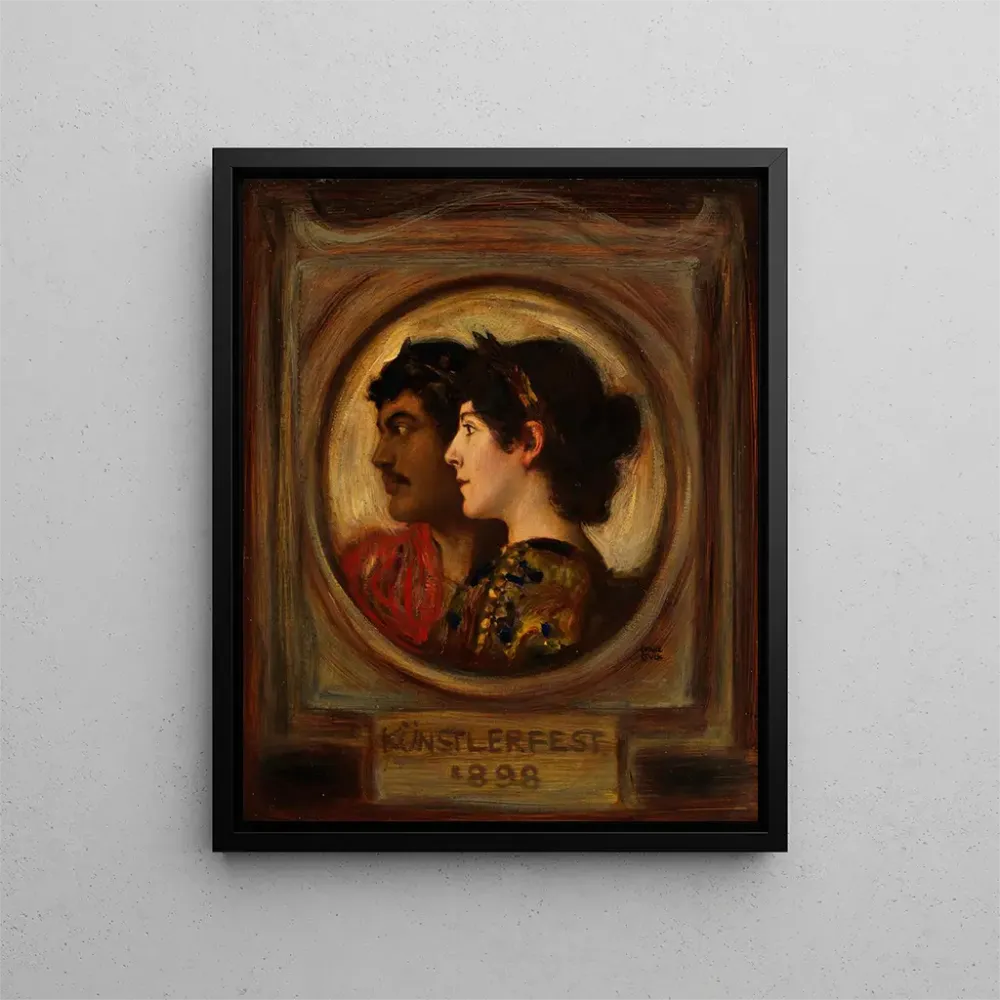 Maalaus Franz ja Mary Stuck - Franz von Stuck | Taidetuloste